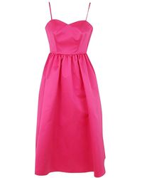 P.A.R.O.S.H. Damen andere materialien kleid - Pink