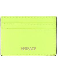 Versace Herren leder kreditkartenetui - Gelb