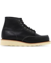 Red Wing "classic Moc" Ankle Boots - Black