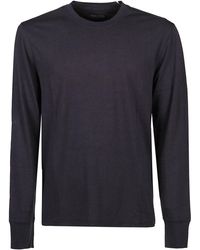 Herren Bekleidung T-Shirts Langarm T-Shirts Tom Ford Synthetik Langarmshirt Henley aus Jersey in Schwarz für Herren 