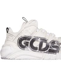 Gcds Leder sneakers - Weiß
