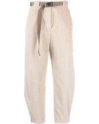 Brunello Cucinelli Leinen Hose aus einem Leinengemisch in Natur Damen Bekleidung Hosen und Chinos Hose mit gerader Passform 