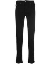 Versace Jeans Couture Skinny Cotton Denim Jeans in Black for Men | Lyst  Canada