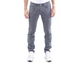 Jeckerson Grey Cotton Jeans - Gray