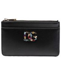 Dolce & Gabbana Leder brieftaschen - Schwarz