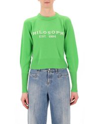 Philosophy - Baumwolle sweater - Lyst