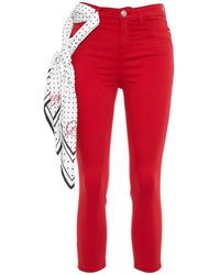 guess red jeans