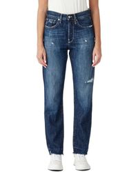 Damen Bekleidung Jeans Röhrenjeans CYCLE Denim Andere materialien jeans in Blau 