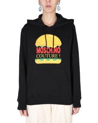 Moschino - Andere materialien sweatshirt - Lyst