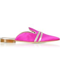 Malone Souliers Fuchsia Leather Sandals - Purple