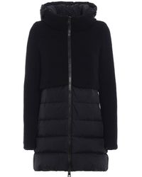 Herno Black Polyester Down Jacket