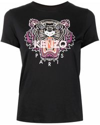 KENZO T-Shirt aus Bio-Baumwolle - Schwarz