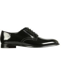 Dolce & Gabbana Leder Schnürschuh in Braun für Herren Herren Schuhe Schnürschuhe Oxford Schuhe 