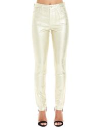 J Brand GOLD BAUMWOLLE JEANS - Mettallic