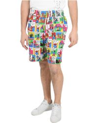 Moschino Herren baumwolle shorts - Mehrfarbig