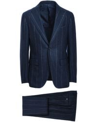 Lardini Blue Wool Suit