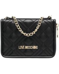 Love Moschino Damen andere materialien brieftaschen - Schwarz
