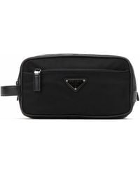 Prada Black Synthetic Fibres Beauty Case