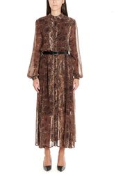 Liu Jo Brown Polyester Dress