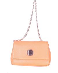 Orciani Pink Leather Shoulder Bag