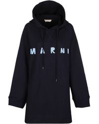 Marni BAUMWOLLE SWEATSHIRT - Blau