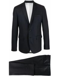 DSquared² Zweiteiliger Anzug mit Zickzackmuster - Blau
