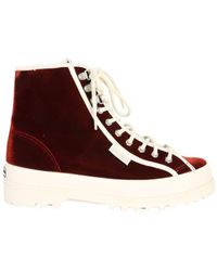 superga bordeaux alte
