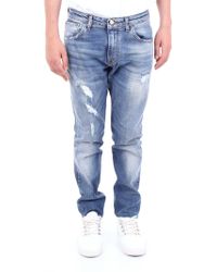 Entre Amis Blue Cotton Jeans