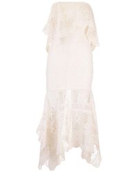 Alexander McQueen WEISS BAUMWOLLE KLEID - Weiß