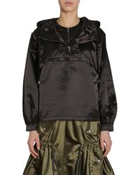 Moschino SCHWARZ POLYAMID JACKE