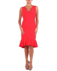 Alice + Olivia Red Acetate Dress