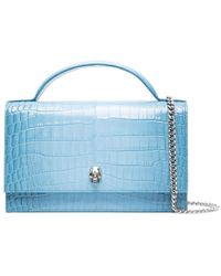 Alexander McQueen Mittelgroße Handtasche - Blau