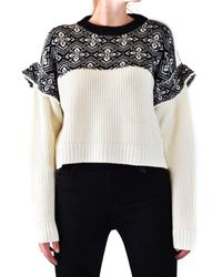 Philosophy Wolle sweater - Natur