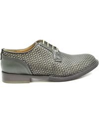 Brimarts Grey Other Materials Lace-up Shoes - Green