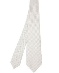 Kiton Seide krawatte - Weiß