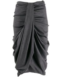 Isabel Marant Gonna Datisca In Lana - Grigio