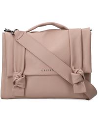 Orciani Pink Leather Handbag