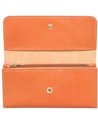 Damen Accessoires Portemonnaies und Kartenetuis Il Bisonte Andere materialien brieftaschen in Orange 
