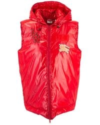 womens burberry vest