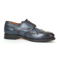 Stringate - SANTONI – Vittorio Citro Boutique