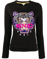 KENZO Black Cotton Sweatshirt