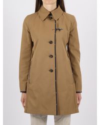 Fay - Andere materialien trench coat - Lyst