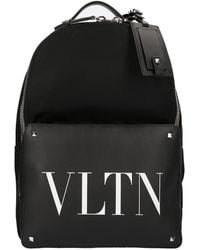 Valentino Black Leather Backpack