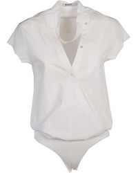 Alexander Wang WEISS BAUMWOLLE T-SHIRT - Weiß