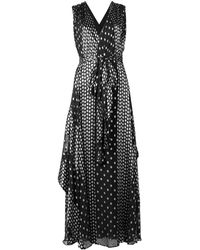 Diane von Furstenberg SCHWARZ SEIDE KLEID DAMEN