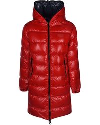Duvetica Red Polyamide Down Jacket