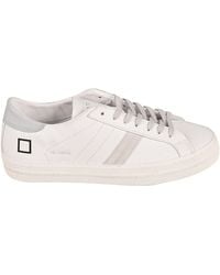 Date W361hlvcwksky Leather Trainers - White