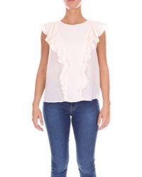 Tara Jarmon White Viscose Top