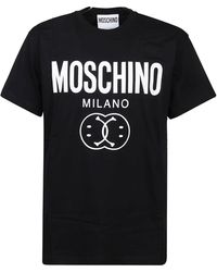 Moschino Andere materialien t-shirt - Schwarz