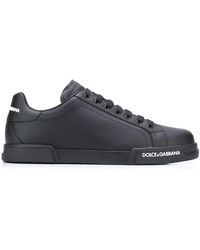 Dolce & Gabbana 'Portofino' Sneakers - Schwarz